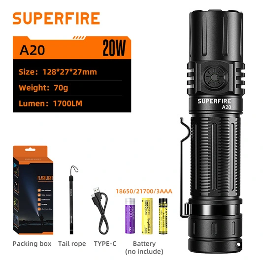 super bright tactical flashlight