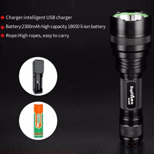 SUPERFIRE C8-XPE High Power Flashlight