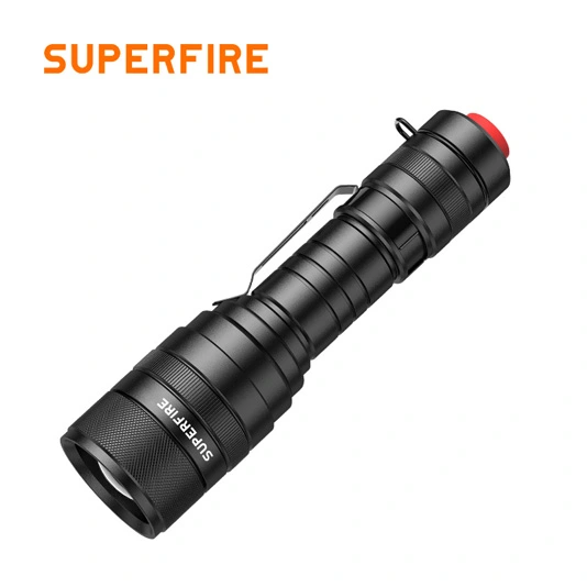 SUPERFIRE F5 1100 Lumens Zoomable Tactical Flashlight