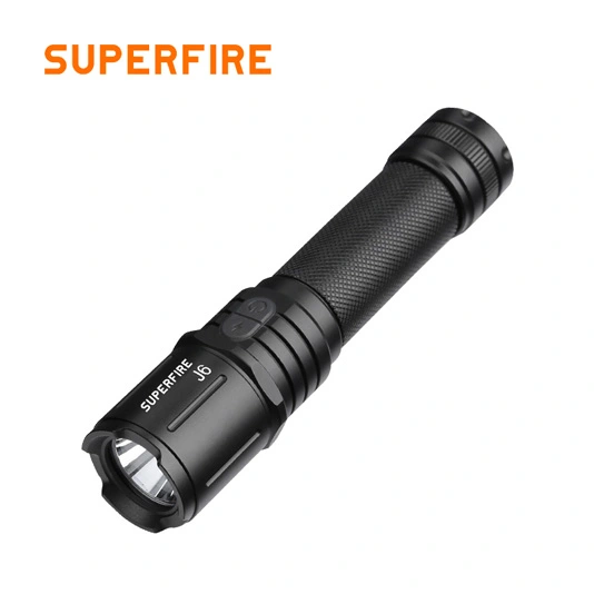 SUPERFIRE J6 270 Lumens Emergency Waterproof Tactical LED Flashlight