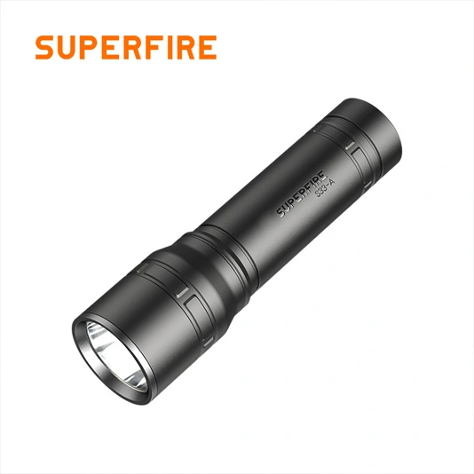 SUPERFIRE S33-A 125 Lumens Mini Tactical Flashlight USB Rechargeable