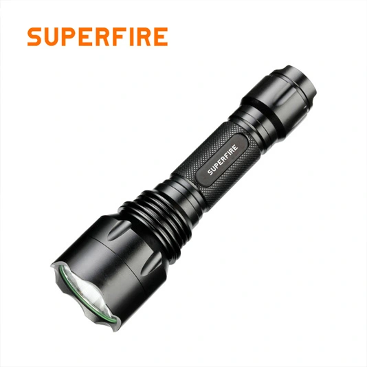 SUPERFIRE T10 1100 Lumens 18650 Battery Tactical Flashlight