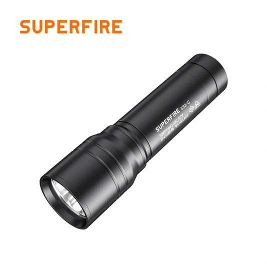 SUPERFIRE S33-C 209 Lumens Bright Tactical Pocket Flashlight