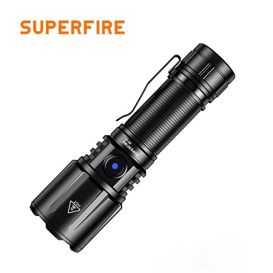 SUPERFIRE R1-G 2300 Lumens Zoomable High Power USB Types Rechargeable Flashlight