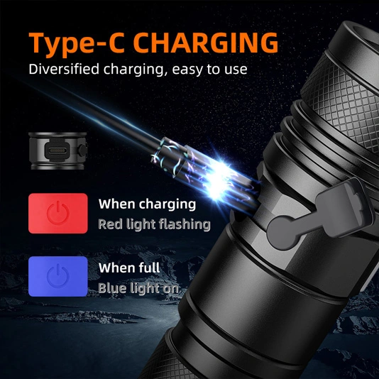 SUPERFIRE A2-P50 500 Lumens Mini Pocket Sized Flashlight