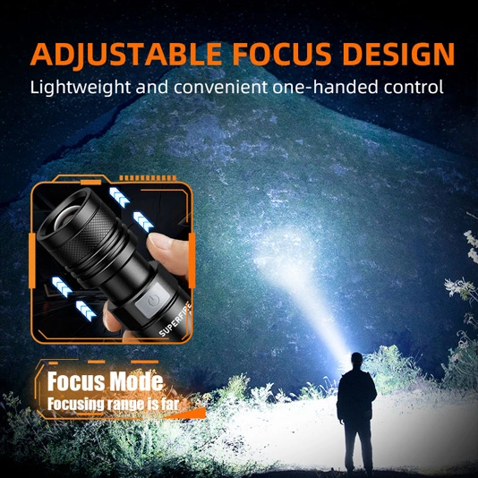 SUPERFIRE A2-P50 500 Lumens Mini Pocket Sized Flashlight