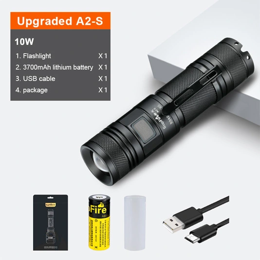 SUPERFIRE A2-S 800 Lumens Power Flashlights