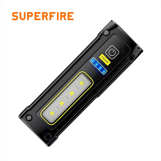 SUPERFIRE EF01 470 Lumens Small Magnetic COB Flashlight