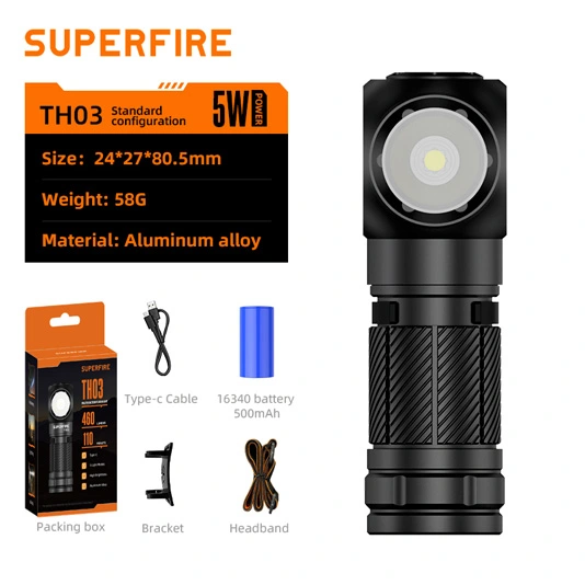 SUPERFIRE TH03 Mini Angle Flashlight