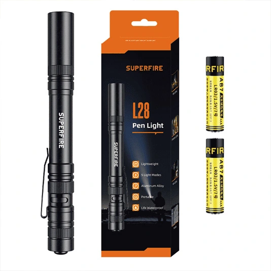 SUPERFIRE L28/X18 121 Lumens Pen Flashlights