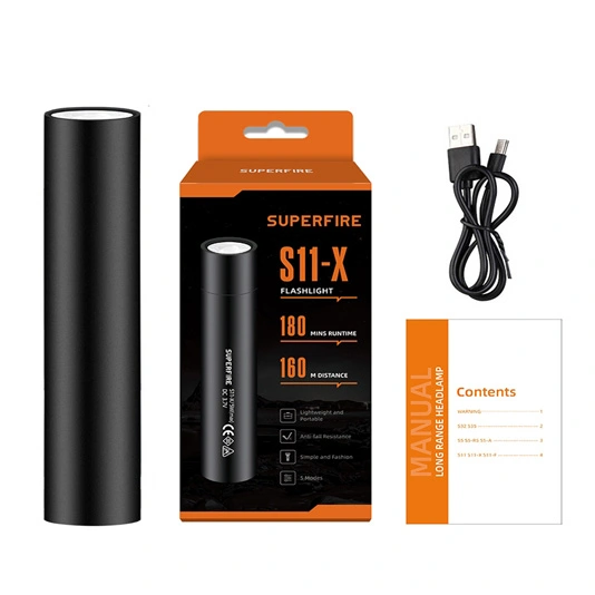 SUPERFIRE S11-X 170 Lumens Waterproof Mini LED Flashlight