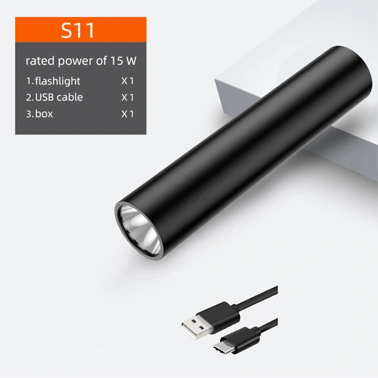 SUPERFIRE S11-P50 900 Lumens Mini USB Rechargeable Flashlight