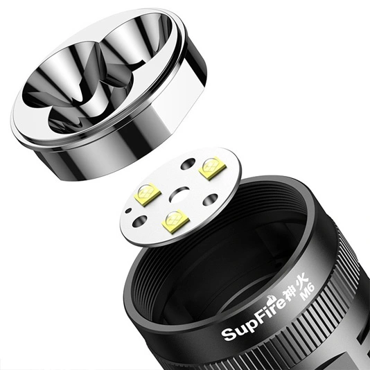 SUPERFIRE M6 3000Lm High Power Flashlight