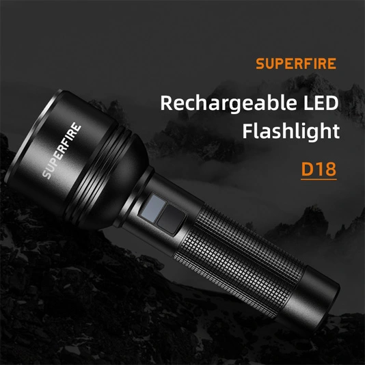 SUPERFIRE D18 High Output Flashlight