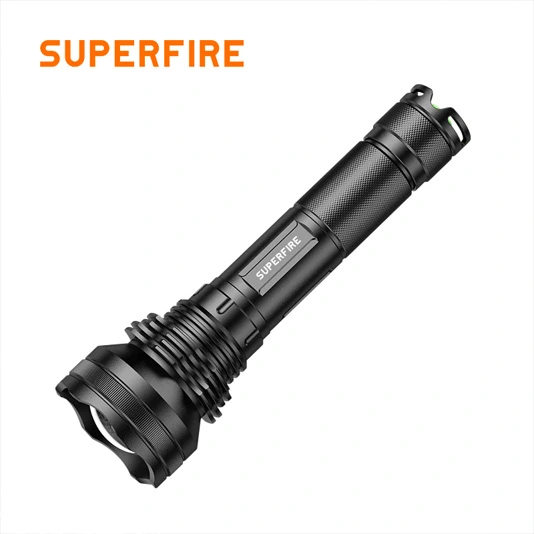 SUPERFIRE L3-P90 2700 Lumens 36W Zoomable LED Rechargeable Flashlight