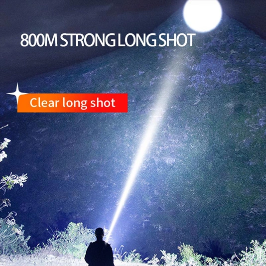 SUPERFIRE Y20 1200 Lumens High Power Long Range Flashlight Rechargeable