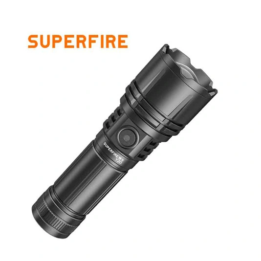 SUPERFIRE Y20 1200 Lumens High Power Long Range Flashlight Rechargeable