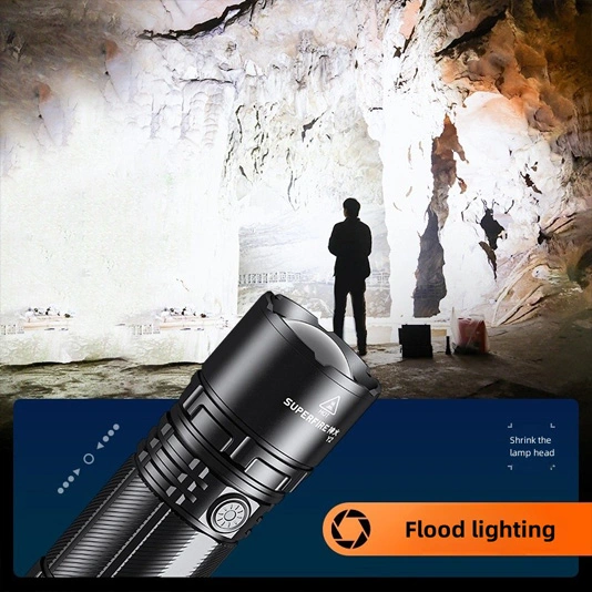 SUPERFIRE Y2 1355 Lumens High Power Long Distance Flashlight Rechargeable