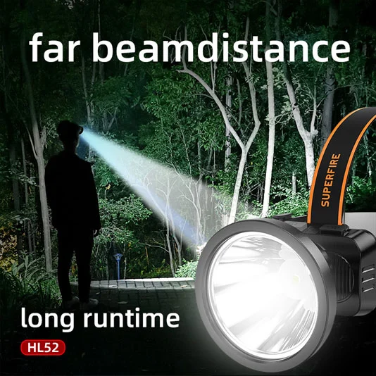 SUPERFIRE HL52 USB Rechargeable Headlamp