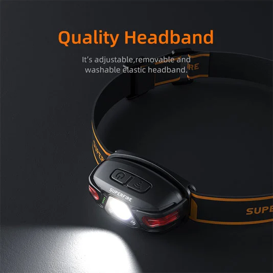 SUPERFIRE HL63 Rechargeable Headlamp