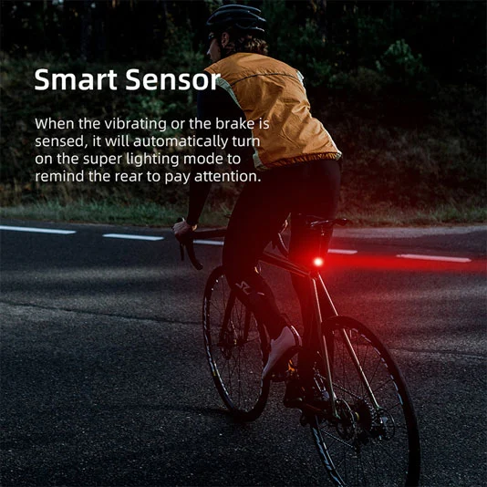 SUPERFIRE BTL02 Waterproof Smart Bike Tail Light