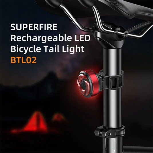 SUPERFIRE BTL02 Waterproof Smart Bike Tail Light