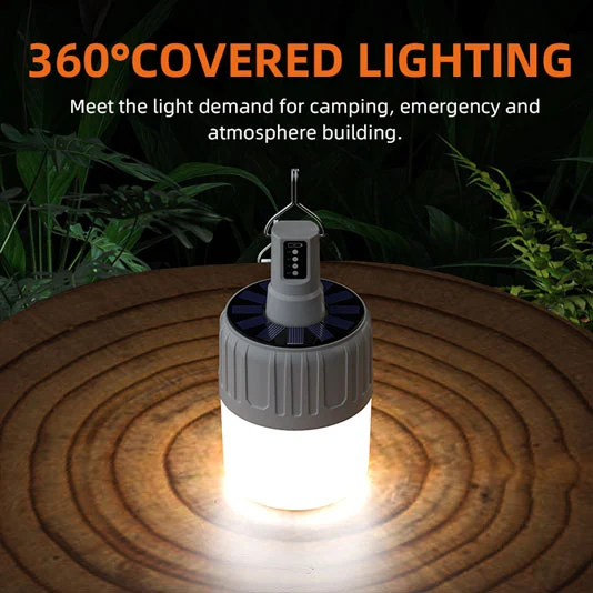 SUPERFIRE T26-S Solar Rechargeable LED Camping Lantern Light