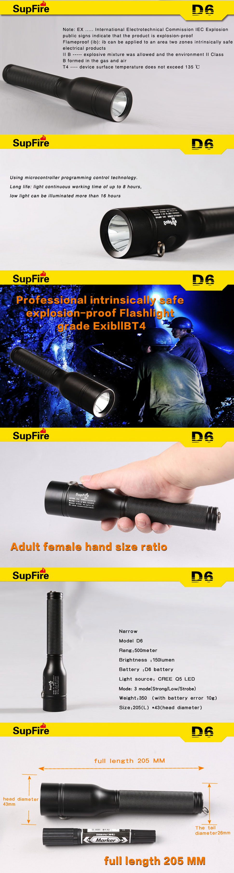 fire proof torch light