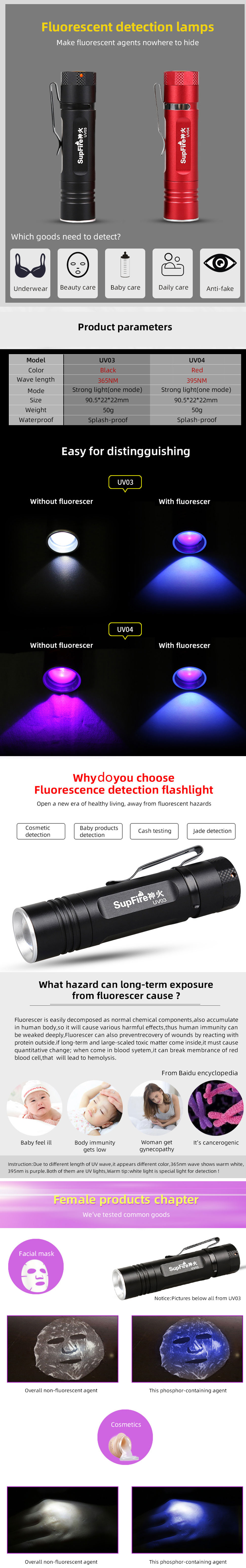 flash light uv