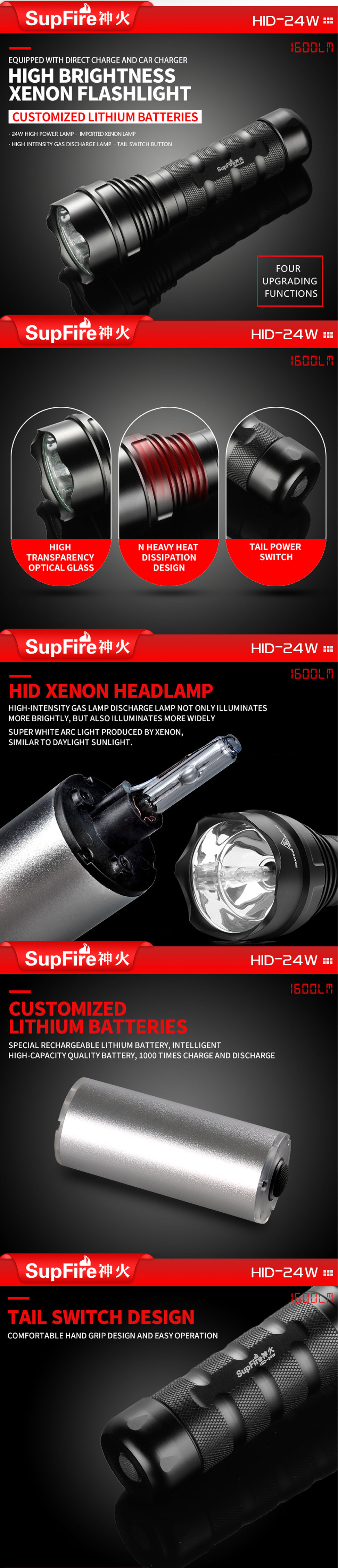 hid torch