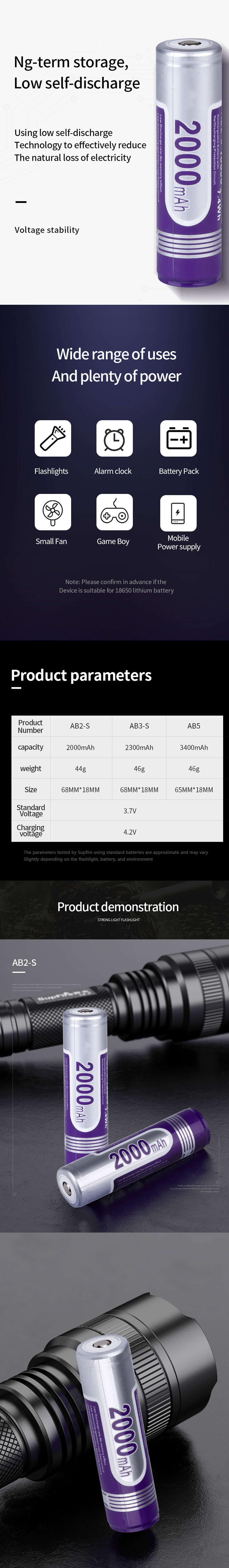 18650 3.7 lithium ion battery