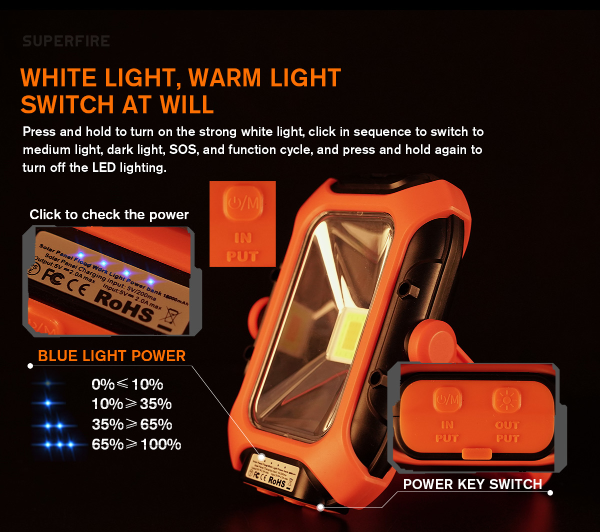 magnetic base work lamp