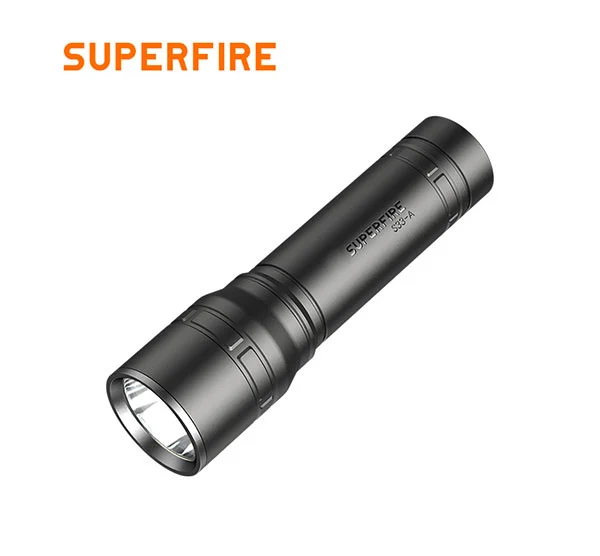 SUPERFIRE S33-A 125 Lumens Mini Tactical Flashlight USB Rechargeable