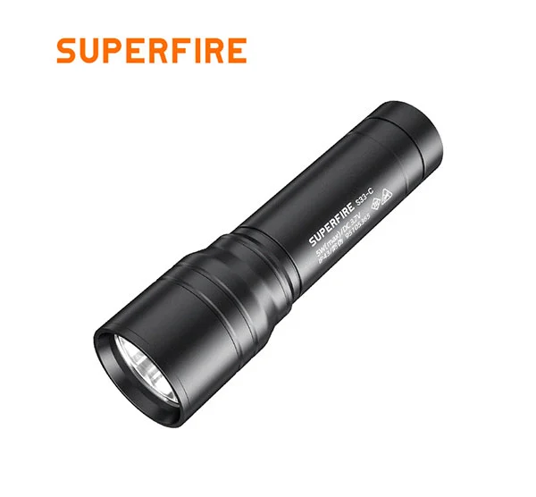 SUPERFIRE S33-C 209 Lumens Bright Tactical Pocket Flashlight