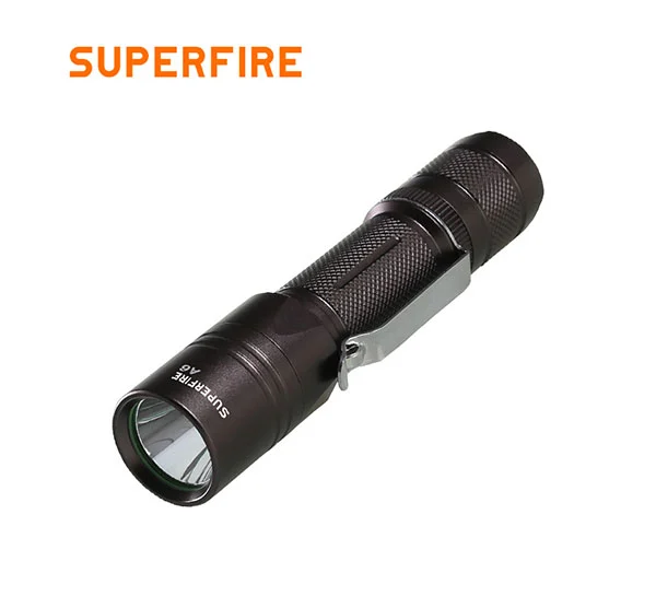 SUPERFIRE A6 555 Lumens Rechargeable Tactical Flashlight That Cops Use