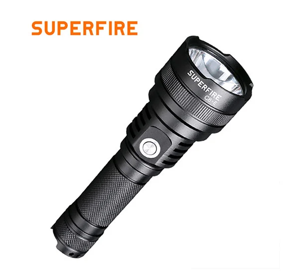 SUPERFIRE C8-E 600 Lumens Mini Rechargeable Tactical Flashlight