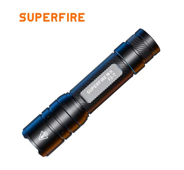 SUPERFIRE F3-T 600 Lumens Telescopic Zoom Flashlight Tactical