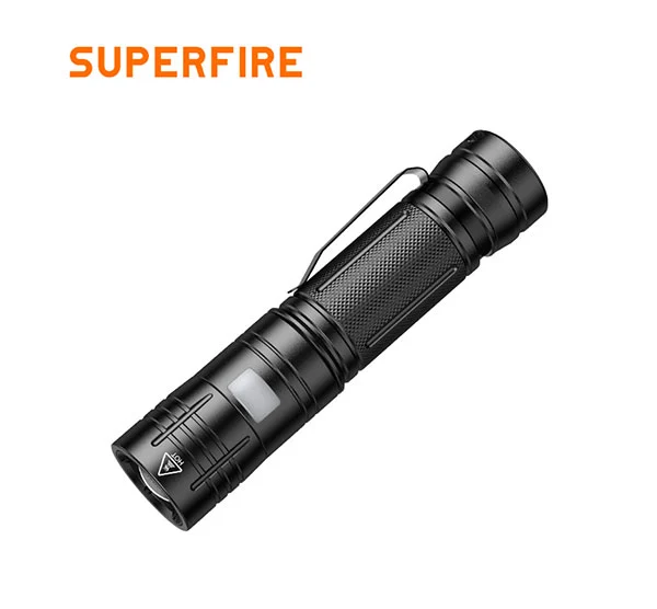 SUPERFIRE GT75 920 Lumens Zoom Tactical LED Flashlight Rechargeable