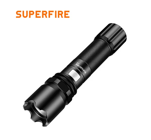 SUPERFIRE A10 324 Lumens Tactical LED Flashlight with Strobe