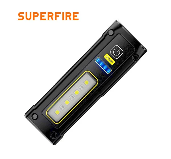 SUPERFIRE EF01 470 Lumens Small Magnetic COB Flashlight