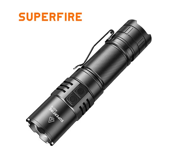 SUPERFIRE A22-S IP43 Waterproof Zoomable Eagle Eye Flashlight