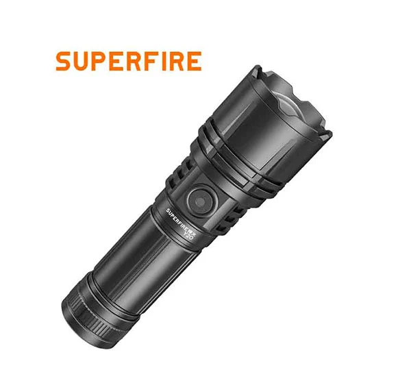 SUPERFIRE Y20 1200 Lumens High Power Long Range Flashlight Rechargeable