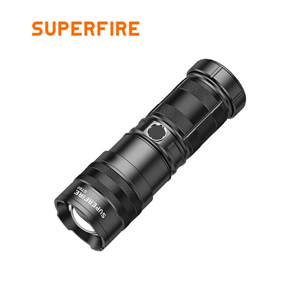 SUPERFIRE GT60 1680 Lumens Zoom High Power Handheld Flashlight