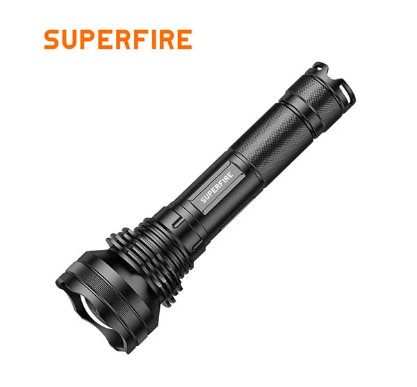 SUPERFIRE L3-P90 2700 Lumens 36W Zoomable LED Rechargeable Flashlight