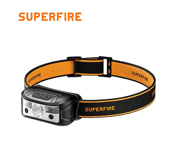 SUPERFIRE HL05-K Lightweight Sensor Rechargeable Headlamp