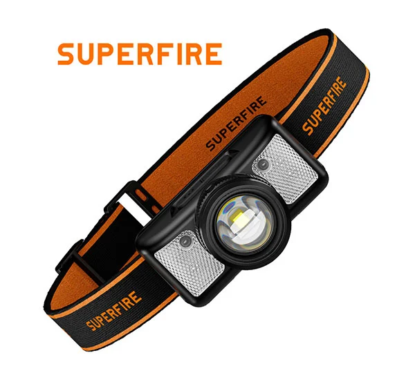 SUPERFIRE HL91 310 Lumen Headlamp with White and Red Light