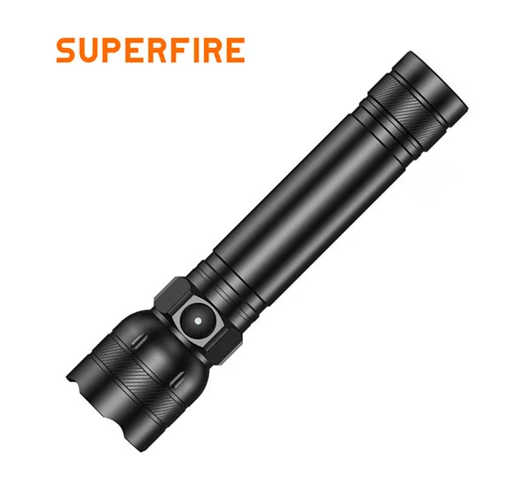 SUPERFIRE L27 Super Bright Dry Cell Flashlight Rechargeable