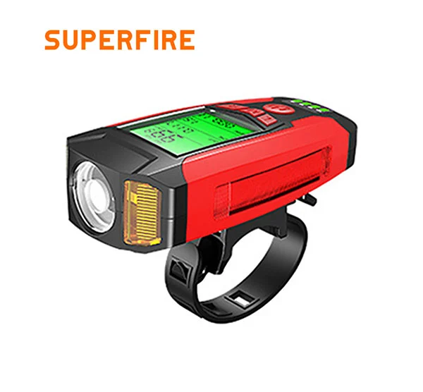 SUPERFIRE BM01 Bike Light with Horn