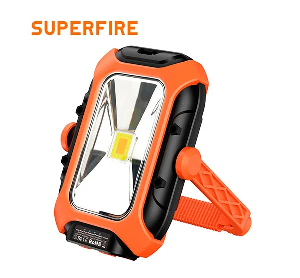 SUPERFIRE GM05 Solar Magnetic Work Light