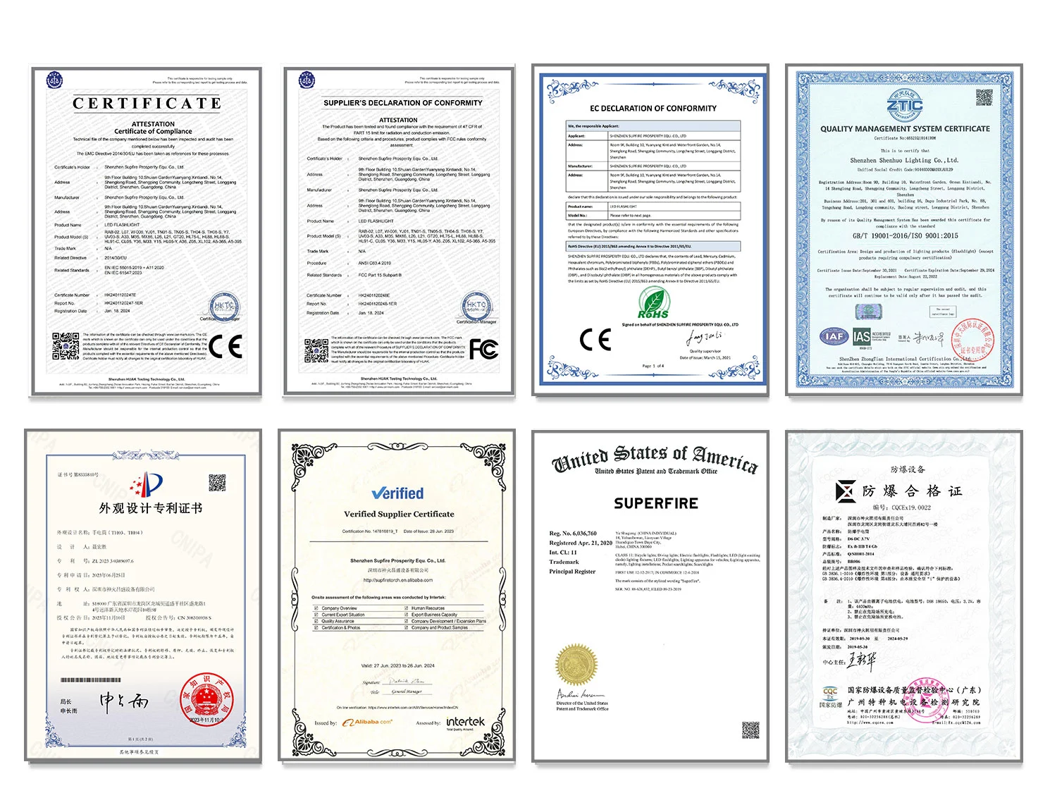 Patents & Certificates